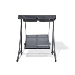 Beliani Schommelbank TESERO - Grijs Staal -Stijlvolle Tuinmeubelwinkel 08e830153750415bbb0dbce24ef08ae1