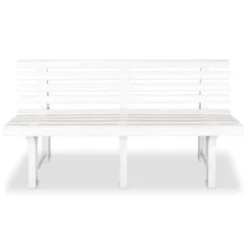 VidaXl Tuinbank 145,5 Cm Kunststof Wit 6 VidaXl Tuinbank 145,5 Cm Kunststof Wit -Stijlvolle Tuinmeubelwinkel 0c81b9f2d02f48efa43dffd5f65299e7