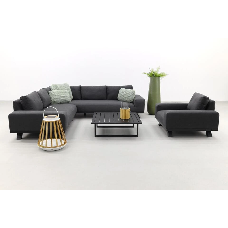 VDG Barcelona/cuba Sunbrella Loungeset - Sooty + Stoel 2 VDG Barcelona/cuba Sunbrella Loungeset - Sooty + Stoel - Afbeelding 2