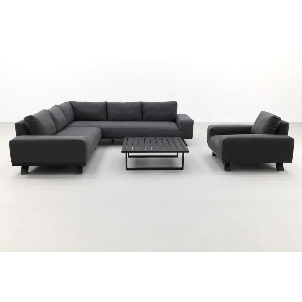 VDG Barcelona/cuba Sunbrella Loungeset - Sooty + Stoel 4 VDG Barcelona/cuba Sunbrella Loungeset - Sooty + Stoel - Afbeelding 4