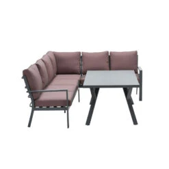 Garden Impressions Senja Lounge Dining Set 3-delig Rechts - Koper -Stijlvolle Tuinmeubelwinkel 1000035547 0103