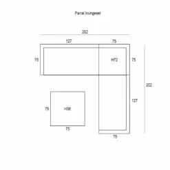 Garden Impressions Parral Hoek Loungeset 4-delig - Mystic Grijs 6 Garden Impressions Parral Hoek Loungeset 4-delig - Mystic Grijs -Stijlvolle Tuinmeubelwinkel 1000035564 0103