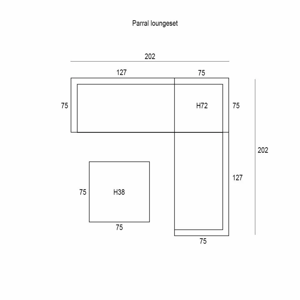 Garden Impressions Parral Hoek Loungeset 4-delig - Mystic Grijs 3 Garden Impressions Parral Hoek Loungeset 4-delig - Mystic Grijs - Afbeelding 3