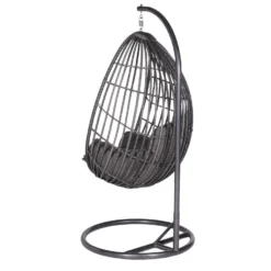 Garden Impressions Panama Hangstoel Ei - Donker Grijs -Stijlvolle Tuinmeubelwinkel 1000035642 0103