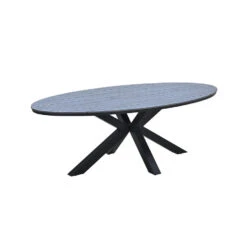 Garden Impressions Tulli Tuintafel 220x115 Cm - Donker Grijs -Stijlvolle Tuinmeubelwinkel 1000035682 0103