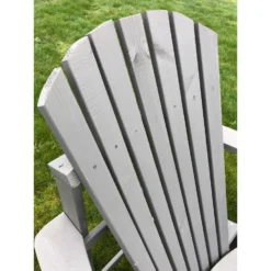 SenS-Line Adirondack Dubbele Tuinstoel - Hout - Grijs -Stijlvolle Tuinmeubelwinkel 1000038286 0102