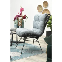 Garden Impressions Melfort Relax Loungestoel - Zwart -Stijlvolle Tuinmeubelwinkel 1000042208 0103