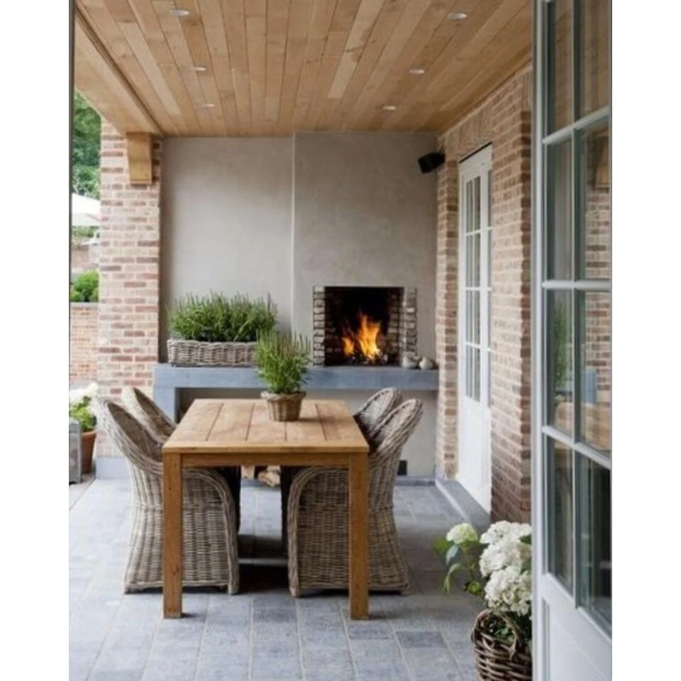 Livingfurn - Tuintafel Table Evoy - 90x160x78 - Teakhout 2 Livingfurn - Tuintafel Table Evoy - 90x160x78 - Teakhout - Afbeelding 2