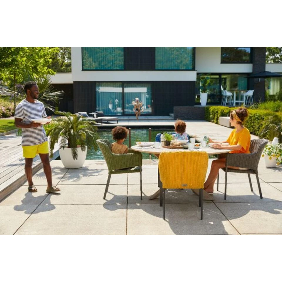 Hartman Cairo Tuinstoel Xerix - Green - Inclusief Kussen 3 Hartman Cairo Tuinstoel Xerix - Green - Inclusief Kussen - Afbeelding 3