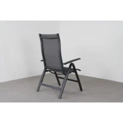 Suns New Castle Verstelbare Tuinstoel - Antraciet -Stijlvolle Tuinmeubelwinkel 1000048819 0103