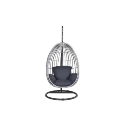 Garden Impressions Panama Swing Egg Hangstoel - Cloudy Grey -Stijlvolle Tuinmeubelwinkel 1000050055 0103