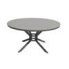 SenS-Line - Jersey Tuintafel Grey Ø140 Cm - Grijs