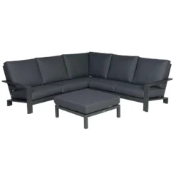 Garden Impressions Coba Loungeset 4-delig - Donker Grijs