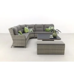 VDG Sandigo Lounge Dining Set Met Bijzetbank -Stijlvolle Tuinmeubelwinkel 1000052991 0103