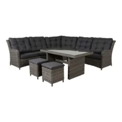Suns Lounge Dining Set Richmond - Ash Grey -Stijlvolle Tuinmeubelwinkel 1000052992 0101