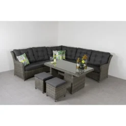 Suns Lounge Dining Set Richmond - Ash Grey -Stijlvolle Tuinmeubelwinkel 1000052992 0103