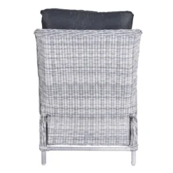 Garden Impressions Santa Rosa Tuinstoel + Voetenbank - L. Grijs -Stijlvolle Tuinmeubelwinkel 1000054028 0103