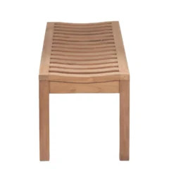 Giga Meubel Tuinbank Teakhout - Naturel - 120cm - Bank Madison -Stijlvolle Tuinmeubelwinkel 1000054250 0103