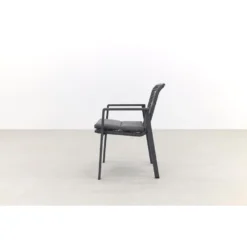 GreenChair Lagoon Stapelbare Tuinstoel - Antraciet -Stijlvolle Tuinmeubelwinkel 1000059394 0103