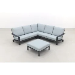 Garden Impressions Lincoln Loungeset 4-delig - Mint Grey 6 Garden Impressions Lincoln Loungeset 4-delig - Mint Grey -Stijlvolle Tuinmeubelwinkel 1000073167 0102