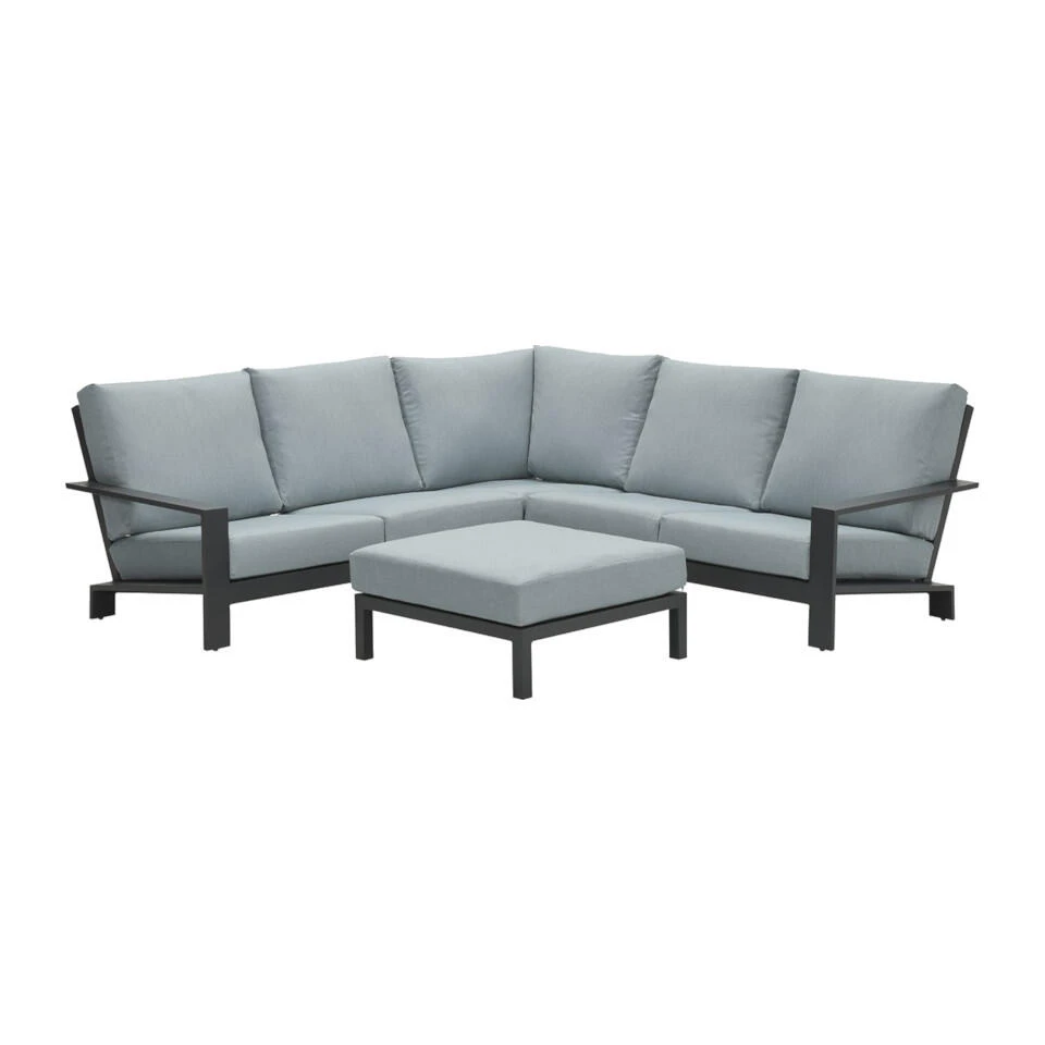 Garden Impressions Lincoln Loungeset 4-delig - Mint Grey 1 Garden Impressions Lincoln Loungeset 4-delig - Mint Grey