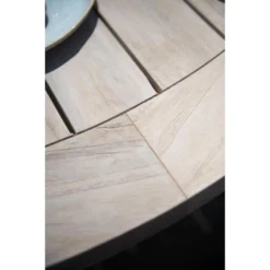 Taste Louvre Tuintafel Rond 160 Cm. - Teak 7 Taste Louvre Tuintafel Rond 160 Cm. - Teak -Stijlvolle Tuinmeubelwinkel 1000073191 0103