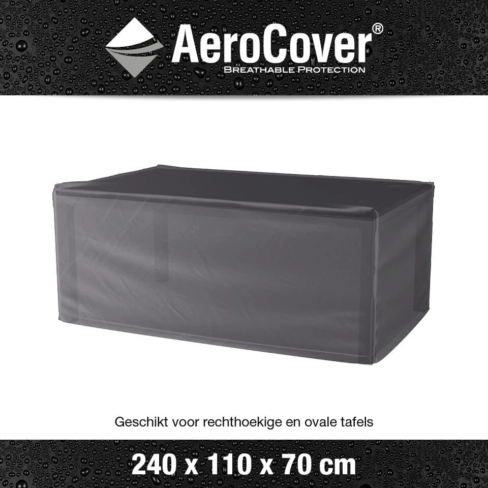 Aerocover Tuintafelhoes 240x110 Cm 2 Aerocover Tuintafelhoes 240x110 Cm - Afbeelding 2