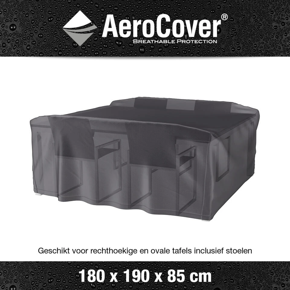 Aerocover Tuinsethoes - 180x190x85 Cm 2 Aerocover Tuinsethoes - 180x190x85 Cm - Afbeelding 2