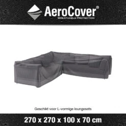 Aerocover Loungesethoes L-vorm 270x270 Cm -Stijlvolle Tuinmeubelwinkel 1000073227 0102