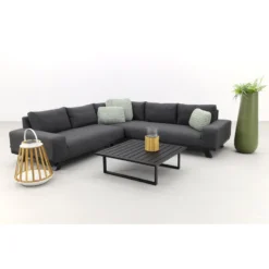 VDG Barcelona Sunbrella Loungeset - Sooty -Stijlvolle Tuinmeubelwinkel 1000073585 0102