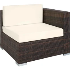 Tectake - Loungeset Parijs - Bruin -Stijlvolle Tuinmeubelwinkel 1000077872 0103