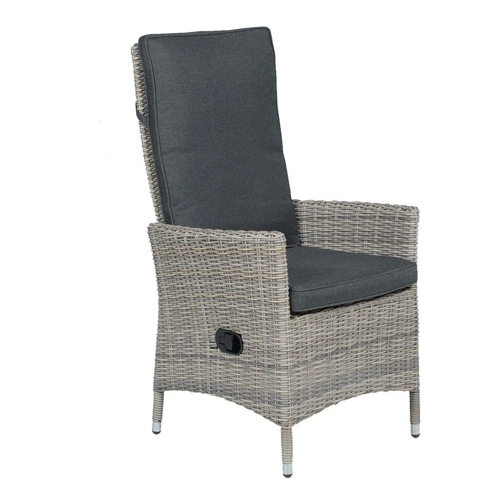 Garden Impressions Collin Verstelbare Tuinstoel - Vintage Willow 1 Garden Impressions Collin Verstelbare Tuinstoel - Vintage Willow