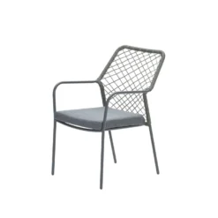 Garden Impressions Ross Tuinstoel - Mosgroen -Stijlvolle Tuinmeubelwinkel 1000084828 0103