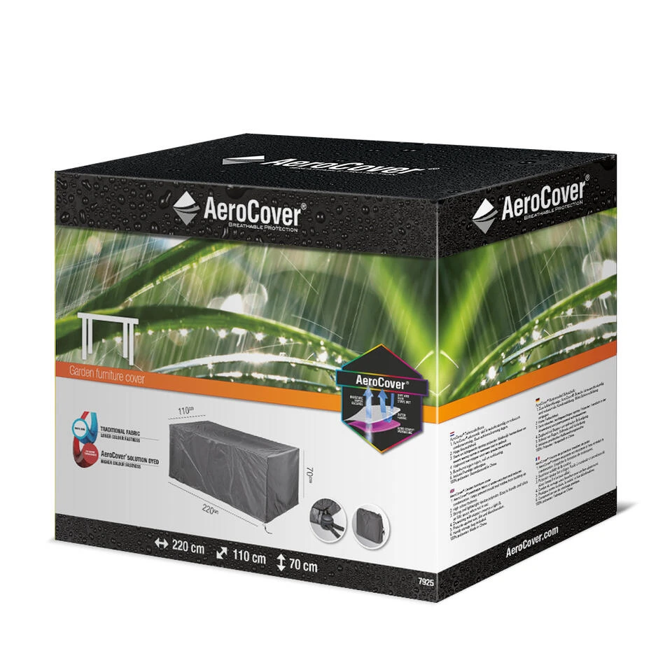 Aerocover Tuintafelhoes 220x110 Cm 3 Aerocover Tuintafelhoes 220x110 Cm - Afbeelding 3