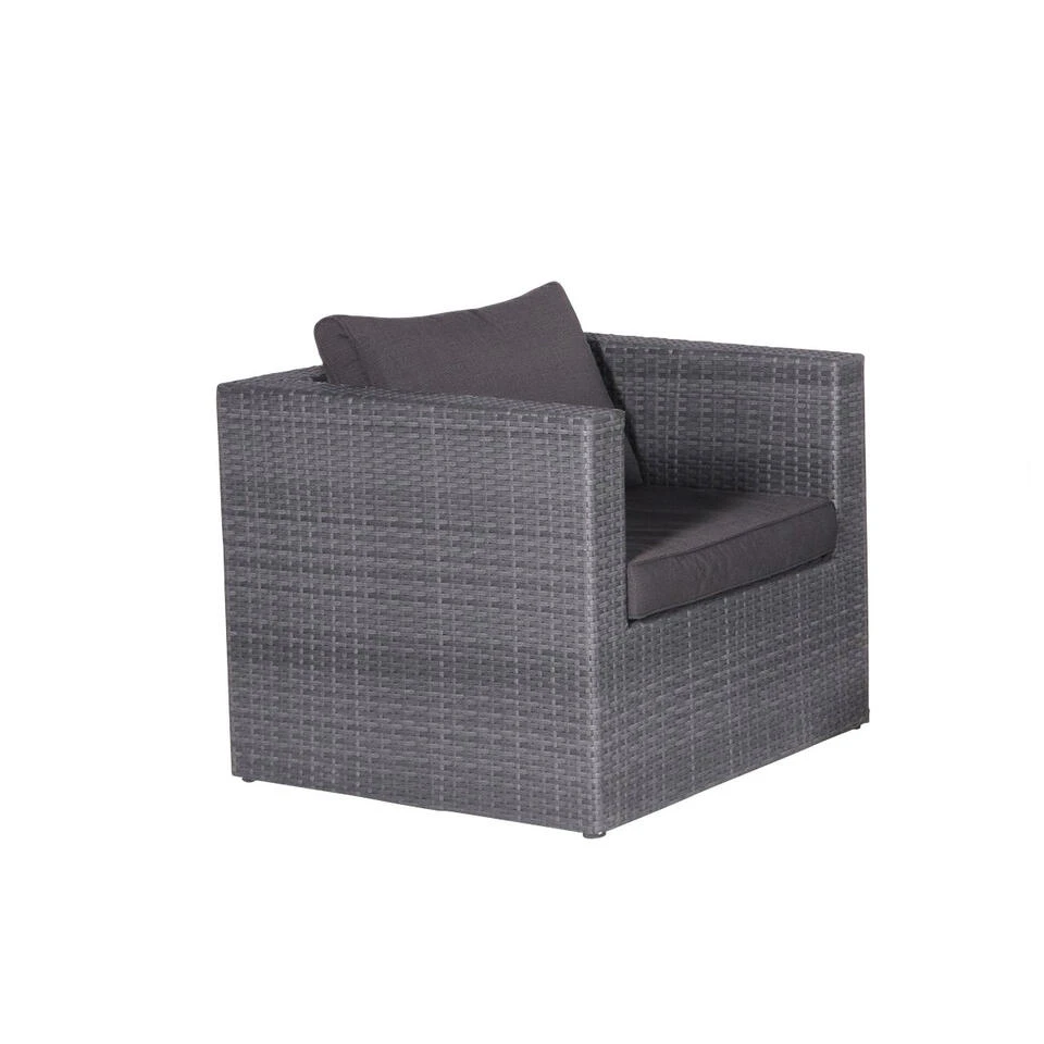 Garden Impressions Lyon Lounge Stoel Donker Grijs 1 Garden Impressions Lyon Lounge Stoel Donker Grijs