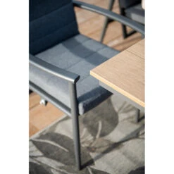 Garden Impressions Jerone Tuinstoel Verstelbaar - Donker Grijs -Stijlvolle Tuinmeubelwinkel 1000088270 0103