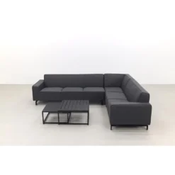 VDG Boavista/Royalty Sunbrella Loungeset - Sooty - 5-delig - Rechts -Stijlvolle Tuinmeubelwinkel 1000090482 0103