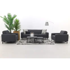 Boavista/Royalty Stoel-bank Loungeset - Sooty - 5-delig -Stijlvolle Tuinmeubelwinkel 1000094294 0103