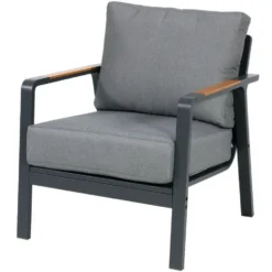 Loungestoel Mai Tai - Stof - Grijs