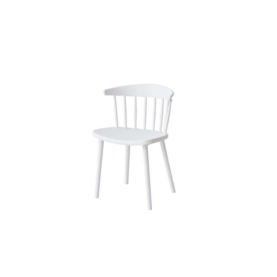 Giga Meubel Tuinstoelen Stapelbaar - Wit - Kunststof - Set Van 2 1 Giga Meubel Tuinstoelen Stapelbaar - Wit - Kunststof - Set Van 2