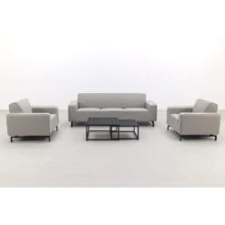 Boavista/Royalty Stoel-bank Loungeset - Nature Grey - 5-delig -Stijlvolle Tuinmeubelwinkel 1000096771 0102