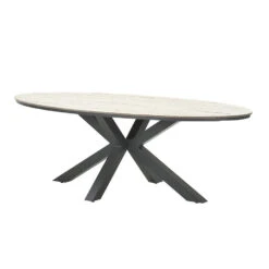 Garden Impressions Tulli Tuintafel 200x115 Cm - Donker Grijs