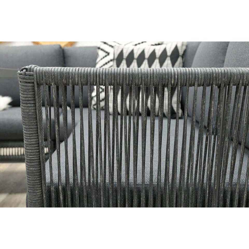 Garden Impressions Magday Lounge Dining Set 4-delig - Grijs 4 Garden Impressions Magday Lounge Dining Set 4-delig - Grijs - Afbeelding 4