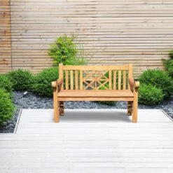 CLP Teakbank Florida 120 Cm -Stijlvolle Tuinmeubelwinkel 35e991471b6b47538dd45b750a3487fa