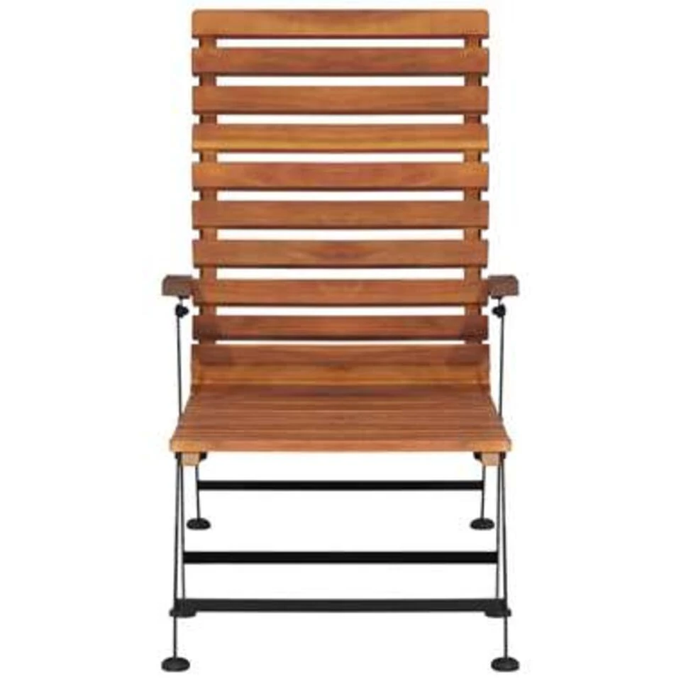 VidaXL Terrasstoel Massief Acaciahout 2 VidaXL Terrasstoel Massief Acaciahout - Afbeelding 2