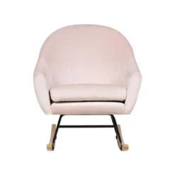 Beliani Schommelstoel OXIE - Roze Fluweel 6 Beliani Schommelstoel OXIE - Roze Fluweel -Stijlvolle Tuinmeubelwinkel 376caf227ccd42cf9e32c7a5e2ecd94e