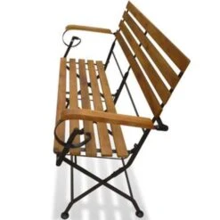 VidaXL Tuinbank Inklapbaar 112 Cm Massief Acaciahout -Stijlvolle Tuinmeubelwinkel 3b9c654c743741f7b14e4f18f2141d68