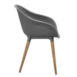 Le Sud Kuipstoel Bretagne - Antraciet - 81x59x55 Cm -Stijlvolle Tuinmeubelwinkel 50101080 8000