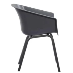 Hartman Kuipstoel Amalia - Antraciet - Aluminium Onderstel -Stijlvolle Tuinmeubelwinkel 50101115 8000