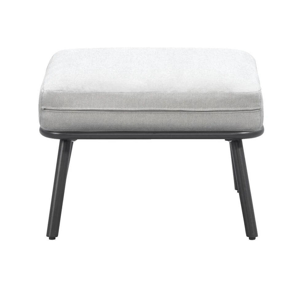 Hocker Almeria - Antraciet - 30x60x60 Cm 3 Hocker Almeria - Antraciet - 30x60x60 Cm - Afbeelding 3